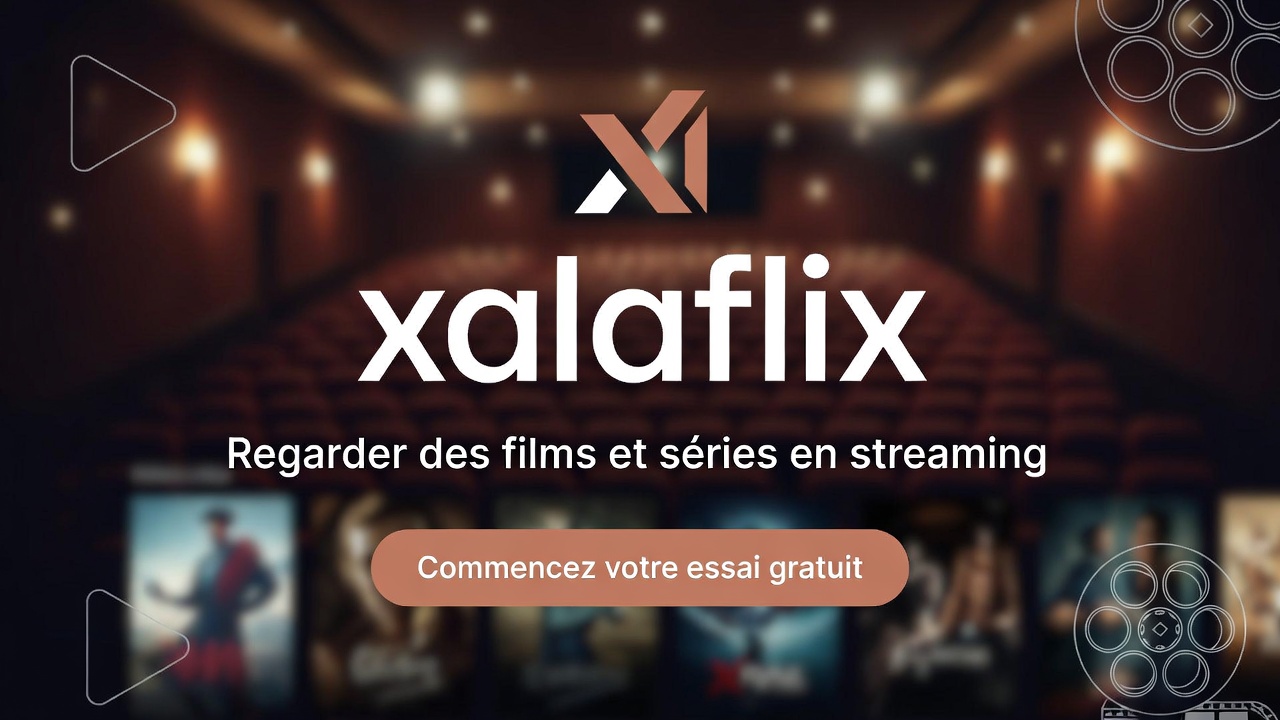 Interface de sélection de langue et sous-titres sur Xalaflix